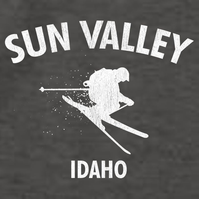 Sun Valley Skiing Gift Idaho Ski Gift Vector Backpack