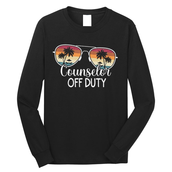 Summer Vacation School End Of Year Counselor Off Duty Long Sleeve Shirt