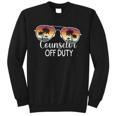 Summer Vacation School End Of Year Counselor Off Duty Sweatshirt