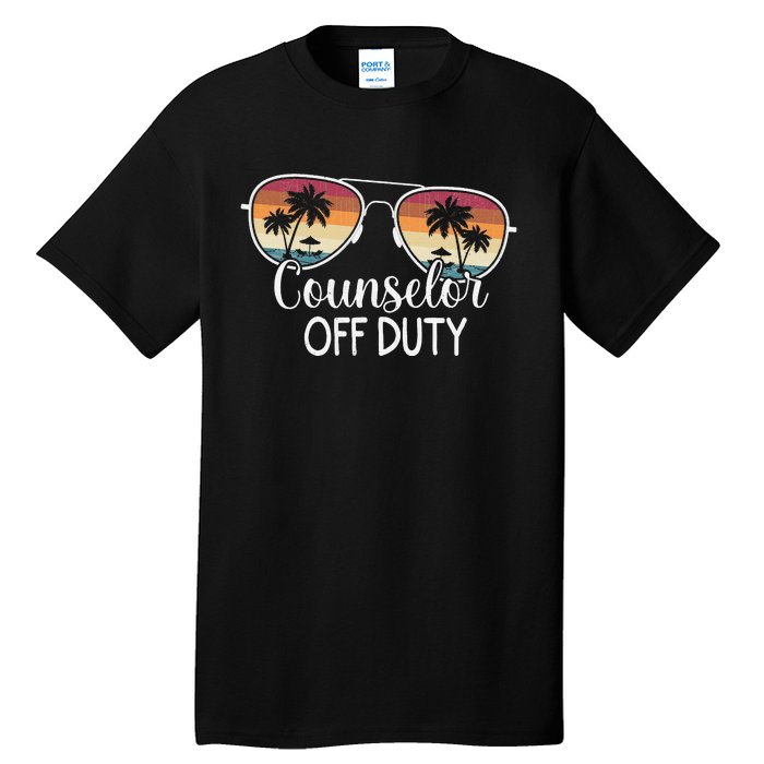 Summer Vacation School End Of Year Counselor Off Duty Tall T-Shirt