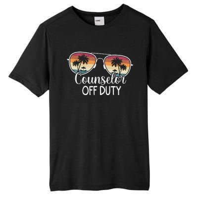 Summer Vacation School End Of Year Counselor Off Duty Tall Fusion ChromaSoft Performance T-Shirt