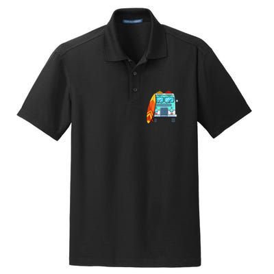 Surf Van Surfboard Palm Trees Surfing Surfer Waves Summer Dry Zone Grid Polo