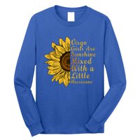 Sunflower Virgo September August Birthday Queen Gift Long Sleeve Shirt