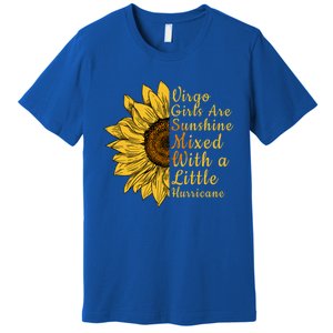 Sunflower Virgo September August Birthday Queen Gift Premium T-Shirt