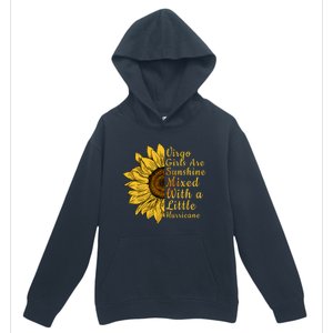 Sunflower Virgo September August Birthday Queen Gift Urban Pullover Hoodie