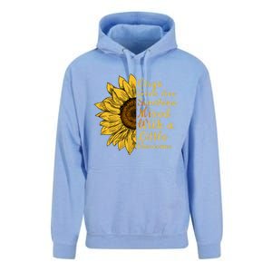 Sunflower Virgo September August Birthday Queen Gift Unisex Surf Hoodie