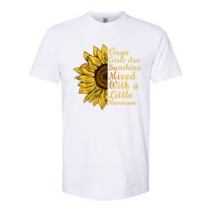 Sunflower Virgo September August Birthday Queen Gift Softstyle CVC T-Shirt