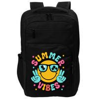 Summer Vibes Tropical Sunset Beach Vacation Impact Tech Backpack
