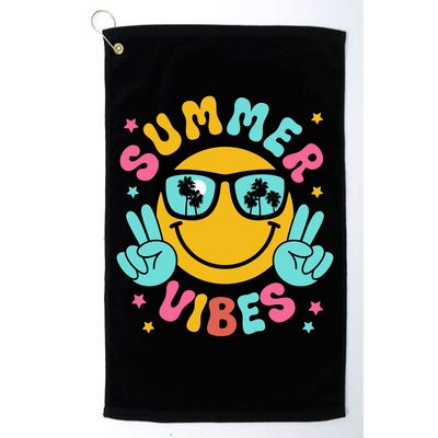 Summer Vibes Tropical Sunset Beach Vacation Golf Towel