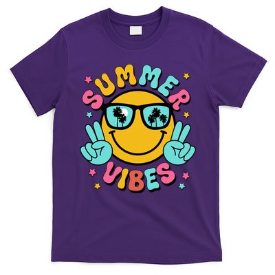 Summer Vibes Tropical Sunset Beach Vacation T-Shirt