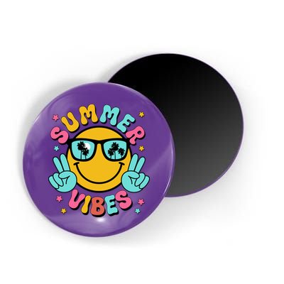 Summer Vibes Tropical Sunset Beach Vacation Magnet