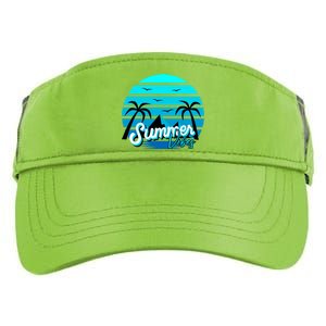 Summer Vibes Tropical Beach Vacation Adult Drive Performance Visor