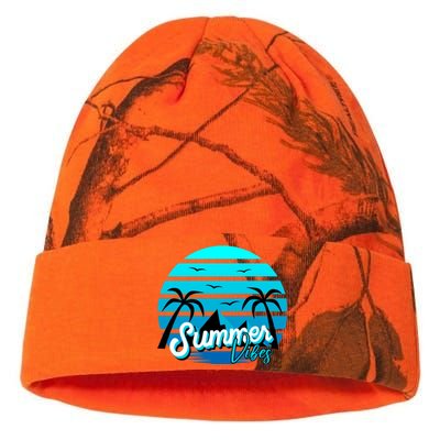 Summer Vibes Tropical Beach Vacation Kati Licensed 12" Camo Beanie