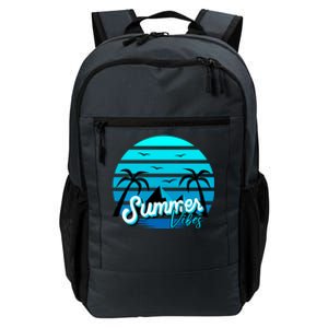 Summer Vibes Tropical Beach Vacation Daily Commute Backpack