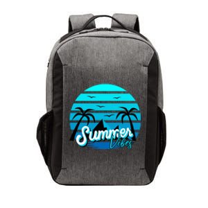 Summer Vibes Tropical Beach Vacation Vector Backpack