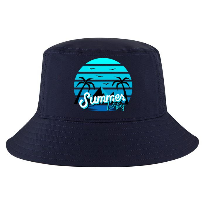 Summer Vibes Tropical Beach Vacation Cool Comfort Performance Bucket Hat