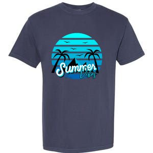 Summer Vibes Tropical Beach Vacation Garment-Dyed Heavyweight T-Shirt