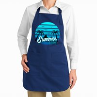 Summer Vibes Tropical Beach Vacation Apron