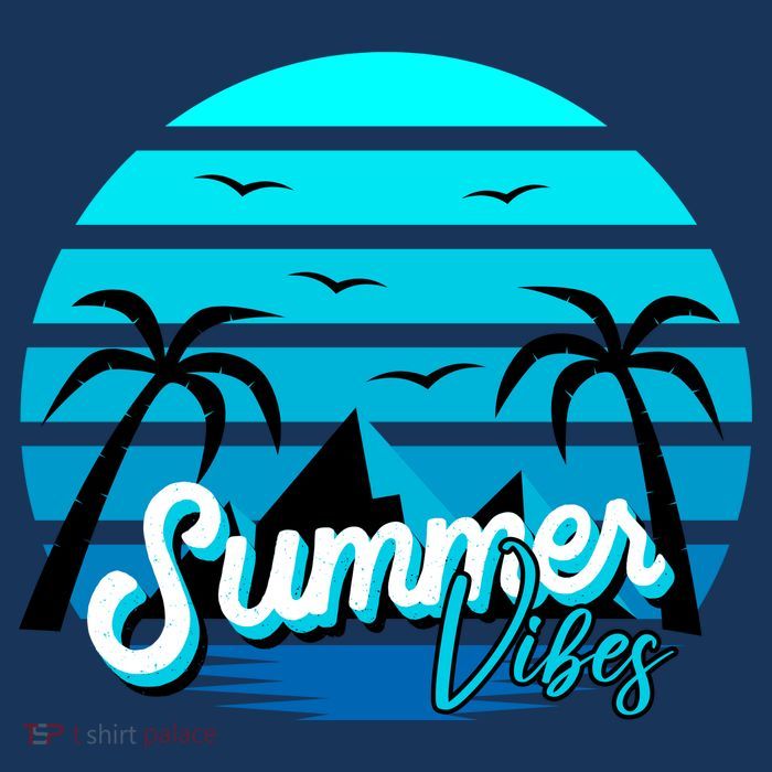 Summer Vibes Tropical Beach Vacation T-Shirt