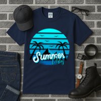 Summer Vibes Tropical Beach Vacation Tall T-Shirt