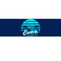 Summer Vibes Tropical Beach Vacation Bumper Sticker