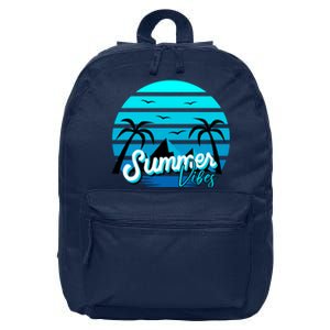 Summer Vibes Tropical Beach Vacation 16 in Basic Backpack