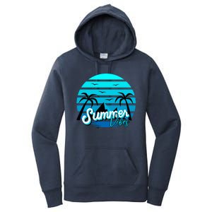 Summer Vibes Tropical Beach Vacation Women's Pullover Hoodie