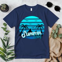 Summer Vibes Tropical Beach Vacation Premium T-Shirt