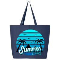 Summer Vibes Tropical Beach Vacation 25L Jumbo Tote