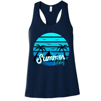 Summer Vibes Tropical Beach Vacation Womens Tank Top
