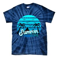 Summer Vibes Tropical Beach Vacation Tie-Dye T-Shirt