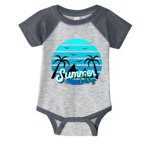 Summer Vibes Tropical Beach Vacation Infant Baby Jersey Bodysuit