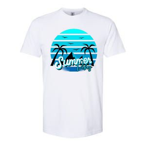 Summer Vibes Tropical Beach Vacation Softstyle CVC T-Shirt