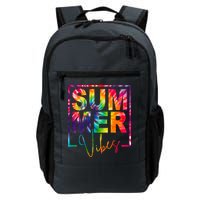 Summer Vibes Tie Dye Colorful Fun Backpack