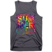 Summer Vibes Tie Dye Colorful Fun Tank Top