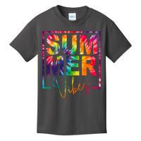 Summer Vibes Tie Dye Colorful Fun Kids T-Shirt