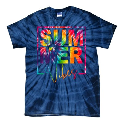 Summer Vibes Tie Dye Colorful Fun Tie-Dye T-Shirt