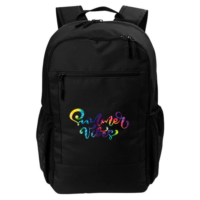 Summer Vibes Tie Dye Colorful Backpack