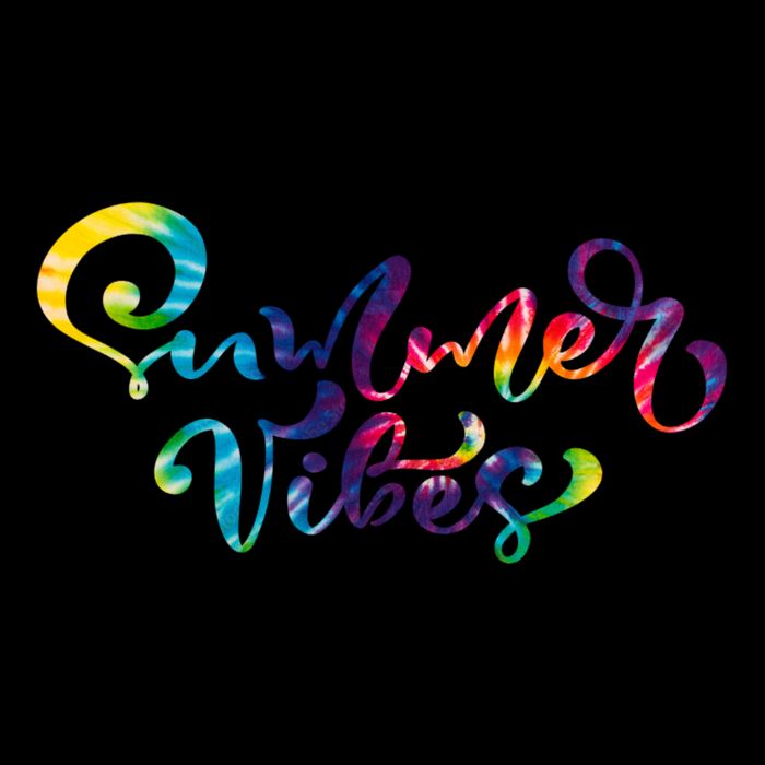 Summer Vibes Tie Dye Colorful 16 in Basic Backpack