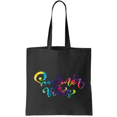 Summer Vibes Tie Dye Colorful Bag