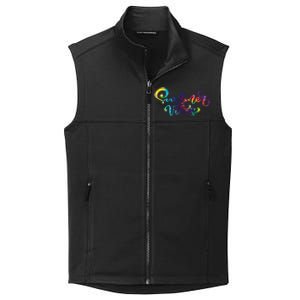 Summer Vibes Tie Dye Colorful Collective Smooth Fleece Vest