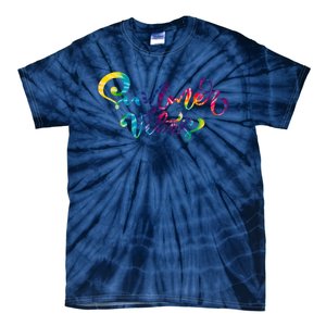 Summer Vibes Tie Dye Colorful Tie-Dye T-Shirt