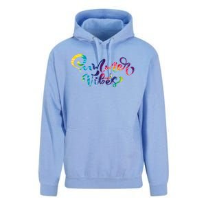 Summer Vibes Tie Dye Colorful Unisex Surf Hoodie