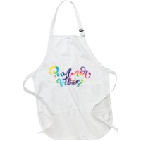 Summer Vibes Tie Dye Colorful Apron