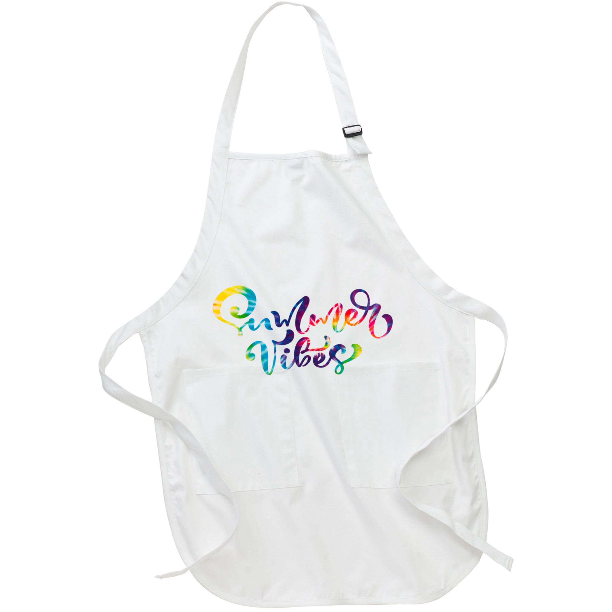 Summer Vibes Tie Dye Colorful Apron
