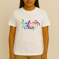 Summer Vibes Tie Dye Colorful T-Shirt