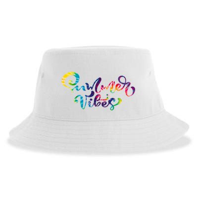 Summer Vibes Tie Dye Colorful Sustainable Bucket Hat