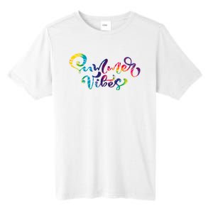 Summer Vibes Tie Dye Colorful Tall Fusion ChromaSoft Performance T-Shirt