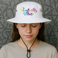 Summer Vibes Tie Dye Colorful Bucket Hat