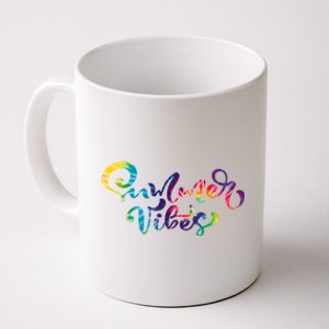 Summer Vibes Tie Dye Colorful Coffee Mug